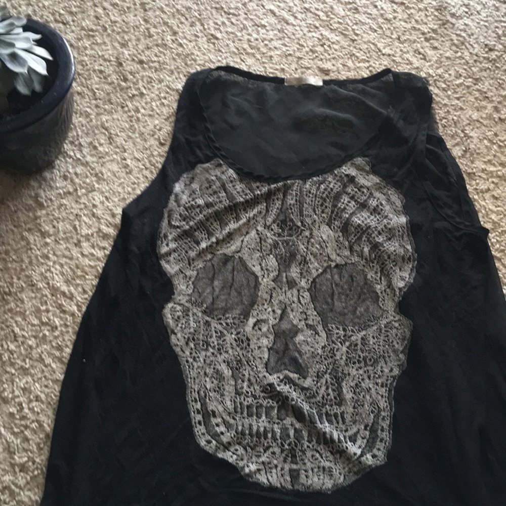 Skull blouse